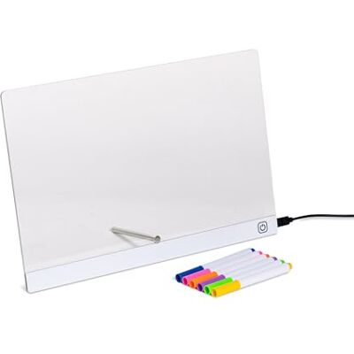 daylight Lytup™ GlowBoard™ (L10500) LED Illuminated Acrylic Drawing Board 30" x 20" Screen-Free Creative Tablet daylight Lytup™ GlowBoard™ (L10500) LED Illuminated Acrylic Drawing Board 30" x 20" Screen-Free Creative Tablet