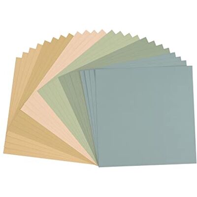 Creative Labs Florence Cardstock Textured Multicoloured Coloured Card Making Supplies 12 x 12 inch Beach 24 Sheets Coloured Paper for Scrapbooking, Card Making and Other Paper Crafts 216 GSM Creative Labs Florence Cardstock Textured Multicoloured Coloured Card Making Supplies 12 x 12 inch Beach 24 Sheets Coloured Paper for Scrapbooking, Card Making and Other Paper Crafts 216 GSM