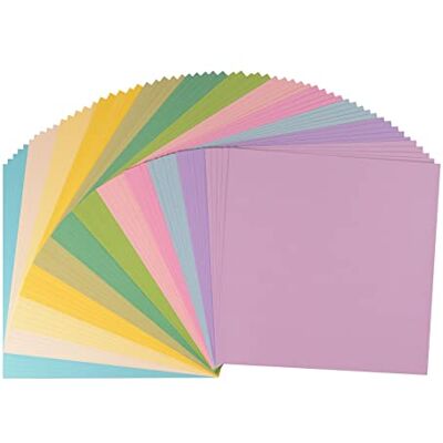 Creative Labs Florence Cardstock Smooth Multicoloured Coloured Card Making Supplies 12 x 12 inch Spring 16 x 5 Sheets Coloured Paper for Scrapbooking, Card Making and Other Paper Crafts 216 GSM Creative Labs Florence Cardstock Smooth Multicoloured Coloured Card Making Supplies 12 x 12 inch Spring 16 x 5 Sheets Coloured Paper for Scrapbooking, Card Making and Other Paper Crafts 216 GSM