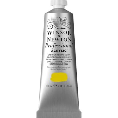 Winsor & Newton Professional Acrylic Paint, Cadmium Yellow Light, 60 ml Tube Winsor & Newton Professional Acrylic Paint, Cadmium Yellow Light, 60 ml Tube