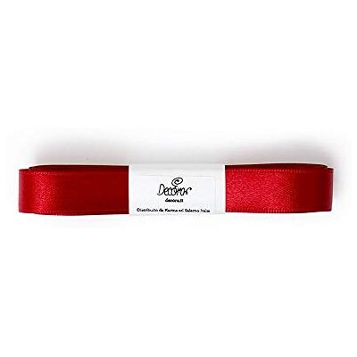 Decora 0314907 DOUBLE SATIN RIBBON 15MMX5MT RED Decora 0314907 DOUBLE SATIN RIBBON 15MMX5MT RED