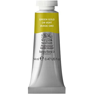 Winsor & Newton Professional Watercolour Paint, Artist Quality, Finest Pigments, Green Gold, 14 ml Tube Winsor & Newton Professional Watercolour Paint, Artist Quality, Finest Pigments, Green Gold, 14 ml Tube