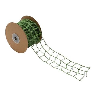 Glorex 6 3803 453 Jute Ribbon with Wire, 5 cm Thick, Strong Ribbon with Reinforcement, Length 5 m, Green, for Decoration, Crafts and Designing Glorex 6 3803 453 Jute Ribbon with Wire, 5 cm Thick, Strong Ribbon with Reinforcement, Length 5 m, Green, for Decoration, Crafts and Designing
