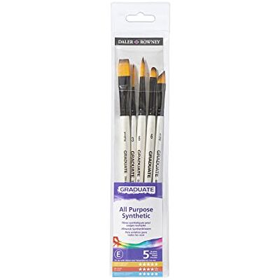 Daler-Rowney Graduate - 5 Brush Synthetic Watercolour Set Daler-Rowney Graduate - 5 Brush Synthetic Watercolour Set