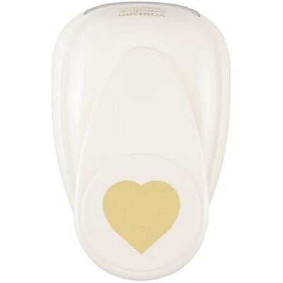 Creative Labs Craft Paper Punch Heart/Petal 4 x 4,2 cm Circle Cutter for Crafting and Card Making, White/Pink Creative Labs Craft Paper Punch Heart/Petal 4 x 4,2 cm Circle Cutter for Crafting and Card Making, White/Pink