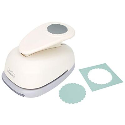 BiraBira Bira 3 inch Scalloped Circle Lever Action Craft Punch for Paper Crafting Scrapbooking Cards Arts DIY Projects BiraBira Bira 3 inch Scalloped Circle Lever Action Craft Punch for Paper Crafting Scrapbooking Cards Arts DIY Projects
