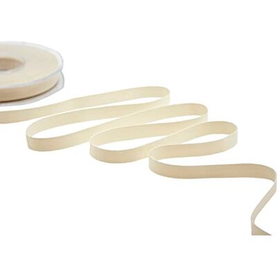 Furlanis Ribbon, Polycotton, Ivory (RAL 1013), 10 mm x 25 m Furlanis Ribbon, Polycotton, Ivory (RAL 1013), 10 mm x 25 m