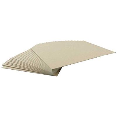 House of Card & Paper Grey Kraft Board 1500micron 945gsm A4 Size 50 Sheets per Pack, HCP473 House of Card & Paper Grey Kraft Board 1500micron 945gsm A4 Size 50 Sheets per Pack, HCP473