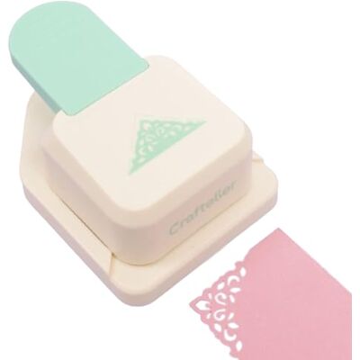 Craftelier Corner Punch with Snap Lever for Paper and Cardboard Die Cutting (Filigree) Craftelier Corner Punch with Snap Lever for Paper and Cardboard Die Cutting (Filigree)