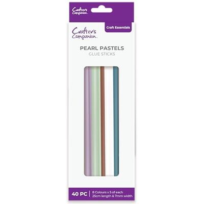 Crafter's Companion 7mm Glue Stick Pearl Pastels Pack of 40-8 Colours Included Crafter's Companion 7mm Glue Stick Pearl Pastels Pack of 40-8 Colours Included