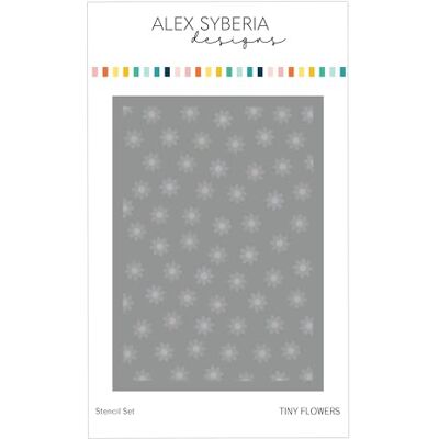 Alex Syberia Designs - Tiny Flowers Stencil Alex Syberia Designs - Tiny Flowers Stencil