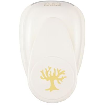 Creative Labs Tree of 2 x 1.9-Paper Punch for Crafting, Card Making and Scrapbooking, White-Gold Creative Labs Tree of 2 x 1.9-Paper Punch for Crafting, Card Making and Scrapbooking, White-Gold