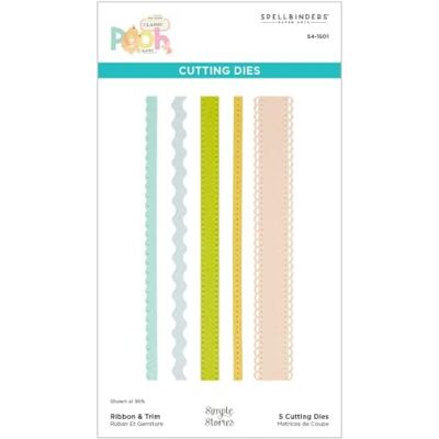 Spellbinders Ribbon & Trim Etched Dies with Simple Stories Spellbinders Ribbon & Trim Etched Dies with Simple Stories