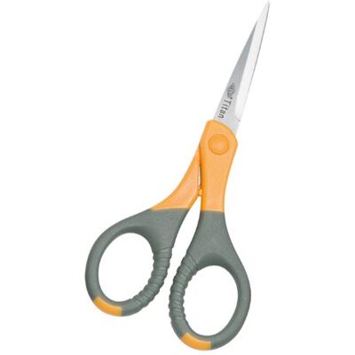 WEDO EFCO All Cut Titan Scissor, Grey/Orange, 15.5 cm WEDO EFCO All Cut Titan Scissor, Grey/Orange, 15.5 cm