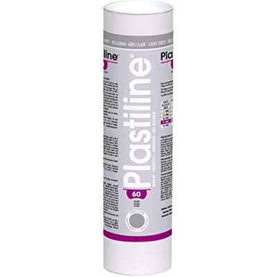 PLASTILINE 1660T tube Modelling Paste, High Precision -Sculpting, Moulding Hardness 60 (hard) 1 kg Light grey shade. Made in France PLASTILINE 1660T tube Modelling Paste, High Precision -Sculpting, Moulding Hardness 60 (hard) 1 kg Light grey shade. Made in France