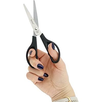 D.RECT PO-16 16 cm 1 Piece Stainless Steel Cutting Scissors for Paper and Tapes l Plastic Handle l School Scissors for Use in Home l School and Office D.RECT PO-16 16 cm 1 Piece Stainless Steel Cutting Scissors for Paper and Tapes l Plastic Handle l School Scissors for Use in Home l School and Office