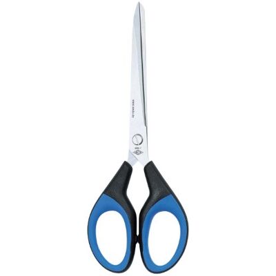WEDO EFCO Soft-Cut Premium Line Scissor, Black/Blue, 18 cm WEDO EFCO Soft-Cut Premium Line Scissor, Black/Blue, 18 cm