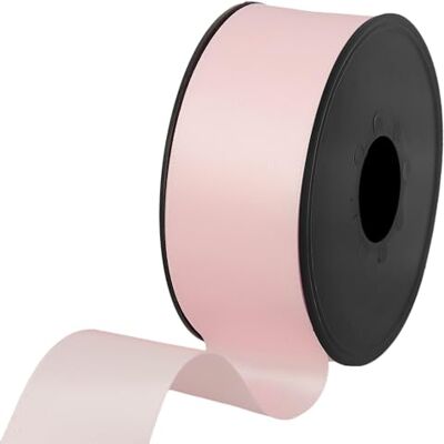 Les Petits Rubans 100% Polyester Double Sided Satin Ribbon for Weddings, Gift Wrapping, Floral Arrangements, Crafts, Cakes, Bows, Decorations, 38mm x 25m, Light Pink Les Petits Rubans 100% Polyester Double Sided Satin Ribbon for Weddings, Gift Wrapping, Floral Arrangements, Crafts, Cakes, Bows, Decorations, 38mm x 25m, Light Pink