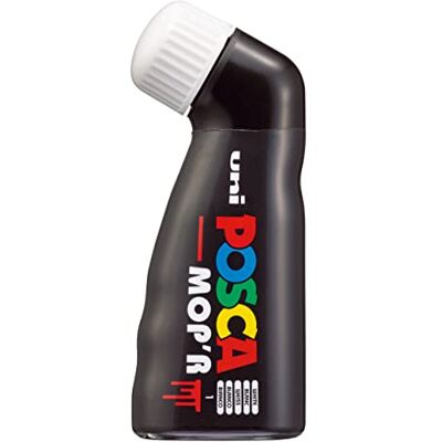 Posca PCM-22 MOP'R Round Mop Tip Acrylic Paint Marker Pens, 4 Standard Colours, For All Surfaces (Pack of 4 Pens) Posca PCM-22 MOP'R Round Mop Tip Acrylic Paint Marker Pens, 4 Standard Colours, For All Surfaces (Pack of 4 Pens)