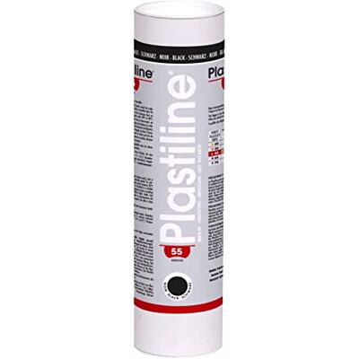 PLASTILINE 1955T tube Modelling Paste, High Precision Modelling, Sculpting, Moulding Hardness 55 (medium) 1 kg Black shade. Made in France PLASTILINE 1955T tube Modelling Paste, High Precision Modelling, Sculpting, Moulding Hardness 55 (medium) 1 kg Black shade. Made in France