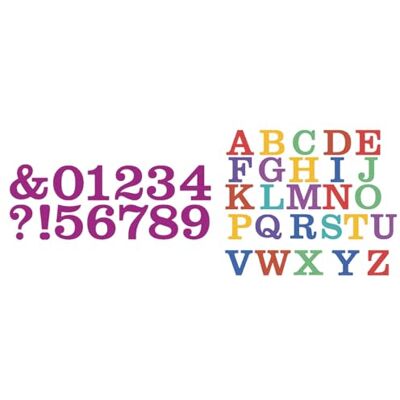 MISS KUTY ZAG Alphabet and Numbers Set of 2 Thin Cutting Dies MISS KUTY ZAG Alphabet and Numbers Set of 2 Thin Cutting Dies