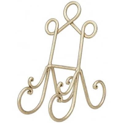 Deco 79 Easel, Iron, Brown, 5" x 8" x 9 Deco 79 Easel, Iron, Brown, 5" x 8" x 9