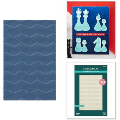 Spellbinders Harlequin 3D Embossing Folder Spellbinders Harlequin 3D Embossing Folder