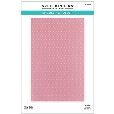 Spellbinders Tiny Dots Embossing Folder from the It’s My Party Too Collection Spellbinders Tiny Dots Embossing Folder from the It’s My Party Too Collection