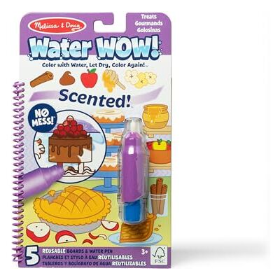 Melissa & Doug Water WOW Treats, Colouring Books for Children, Travel Toys for Kids, Activity Drawing Pad, Age 3-6 Melissa & Doug Water WOW Treats, Colouring Books for Children, Travel Toys for Kids, Activity Drawing Pad, Age 3-6