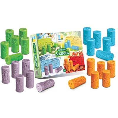 Yellow Door Let’s Roll Seasons Set Of 24 Playdough Rollers Spring, Summer, Autumn, Fall, Winter Early Educational Toy For Kids Age 2 3 4 5 Fine Motor Skills Stamp And Roll In Dough Or Sand Yellow Door Let’s Roll Seasons Set Of 24 Playdough Rollers Spring, Summer, Autumn, Fall, Winter Early Educational Toy For Kids Age 2 3 4 5 Fine Motor Skills Stamp And Roll In Dough Or Sand