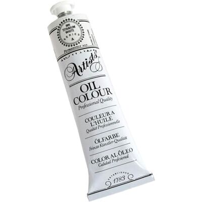 Daler Rowney Daler-Rowney Artists Oil Colour 200 ml Titanium White, Professional Artists Daler Rowney Daler-Rowney Artists Oil Colour 200 ml Titanium White, Professional Artists