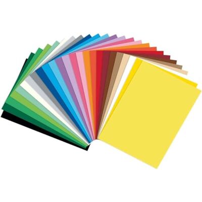 Folia 615/50 99 Photo Card Mix, DIN A5, 300 g/m², 50 Sheets, Assorted in 25 Colours, for Crafts and Creative Design of Cards, Window Pictures and Scrapbooking Folia 615/50 99 Photo Card Mix, DIN A5, 300 g/m², 50 Sheets, Assorted in 25 Colours, for Crafts and Creative Design of Cards, Window Pictures and Scrapbooking