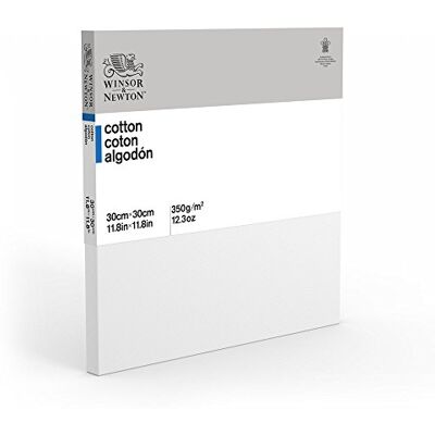 Winsor & Newton 30 x 30 cm Classic Cotton Traditional Canvas Single Unit,White Winsor & Newton 30 x 30 cm Classic Cotton Traditional Canvas Single Unit,White