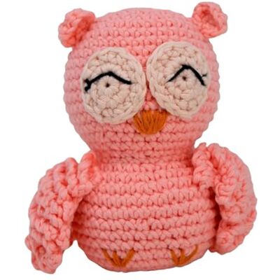 KNITTY CRITTERS Pouch Pals Crochet Kit – Oliver Owl Beginner-Friendly Crochet Craft Kit with Recycled Yarn KNITTY CRITTERS Pouch Pals Crochet Kit – Oliver Owl Beginner-Friendly Crochet Craft Kit with Recycled Yarn