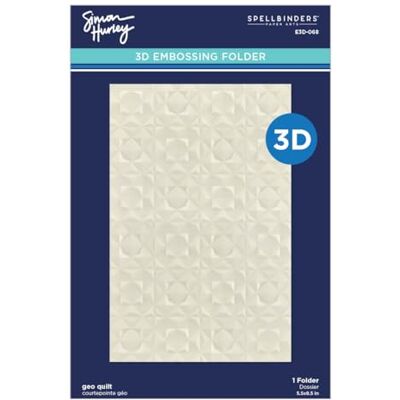 Spellbinders 3D Embossing Folder, ONE Spellbinders 3D Embossing Folder, ONE