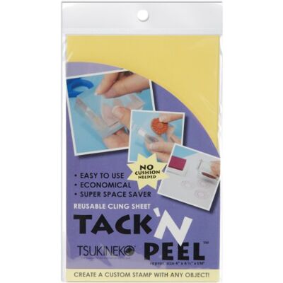 Tsukineko Imagine TP-000-001 Tack N Peel Reusable Cling Sheet, Multi-Colour Tsukineko Imagine TP-000-001 Tack N Peel Reusable Cling Sheet, Multi-Colour