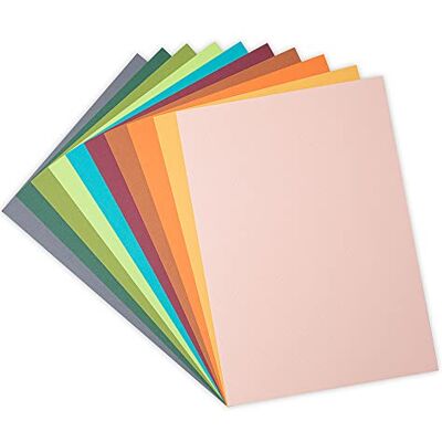 Sizzix Surfacez Cardstock 216gsm A4 60PK (10 Eclectic Colours) Sizzix Surfacez Cardstock 216gsm A4 60PK (10 Eclectic Colours)