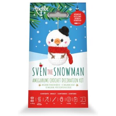 Anchor Festive Amigurumi Kit Sven the Snowman Anchor Festive Amigurumi Kit Sven the Snowman