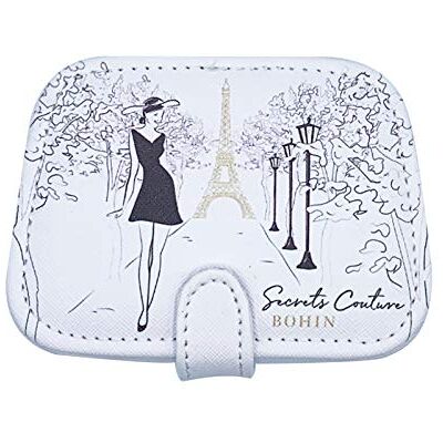 Bohin France Secrets Couture Sewing Kit Eiffel Tower Design, Sewing Accessories for DIY Craft and Sewing Projects, 9 x 12cm 1 Set Bohin France Secrets Couture Sewing Kit Eiffel Tower Design, Sewing Accessories for DIY Craft and Sewing Projects, 9 x 12cm 1 Set
