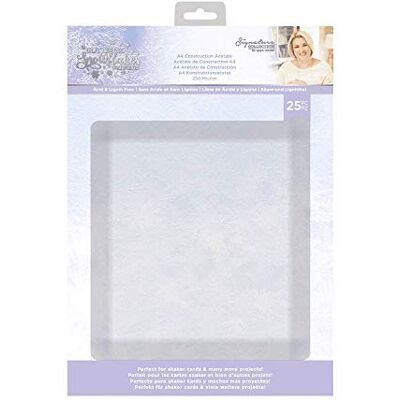 Crafter's Companion Sara Signature Glittering Snowflakes Collection-A4 Construction Acetate, one size,S-GS-CA Crafter's Companion Sara Signature Glittering Snowflakes Collection-A4 Construction Acetate, one size,S-GS-CA