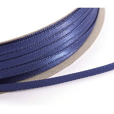 Creative Labs Satin Ribbon, Navy Blue, 3mm x 10m, Elegant Shine for Card Making, Scrapbooks, Gift Wrapping and Other Craft Projects, 3 mm Creative Labs Satin Ribbon, Navy Blue, 3mm x 10m, Elegant Shine for Card Making, Scrapbooks, Gift Wrapping and Other Craft Projects, 3 mm