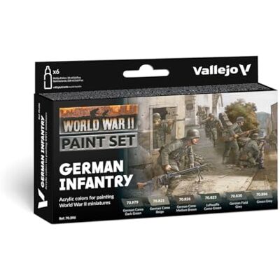 Vallejo VAL70206 Colours for Models and minatures, 17 ml (Pack of 6) Vallejo VAL70206 Colours for Models and minatures, 17 ml (Pack of 6)