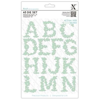 docrafts Xcut A5 Dies, Floral Alphabet A-N, Carbon Steel, Art & Craft, Cutting Tool Supplies, For Beautiful Decoration, Card Making, Gift Tag, Wrapping, Scrapbooking, Invitation Making, Crafters Companion docrafts Xcut A5 Dies, Floral Alphabet A-N, Carbon Steel, Art & Craft, Cutting Tool Supplies, For Beautiful Decoration, Card Making, Gift Tag, Wrapping, Scrapbooking, Invitation Making, Crafters Companion