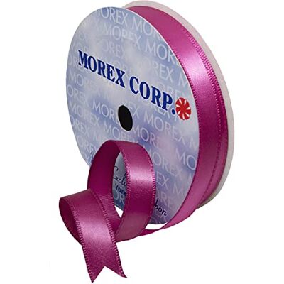 Morex Ribbon, Polyester, Magenta, 5/8 inch by 10 Yards Morex Ribbon, Polyester, Magenta, 5/8 inch by 10 Yards