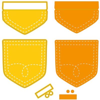 Nellie's Choice Cutting Die Jeans Pocket Envelope 5 Pcs-Card Making Supplies-Metal Dies for Gifts, DIY and Paper Crafts, Yellow, 5.5 x 7.8 cm-3 x 1.9 cm-8.3 x 7.6 cm Nellie's Choice Cutting Die Jeans Pocket Envelope 5 Pcs-Card Making Supplies-Metal Dies for Gifts, DIY and Paper Crafts, Yellow, 5.5 x 7.8 cm-3 x 1.9 cm-8.3 x 7.6 cm