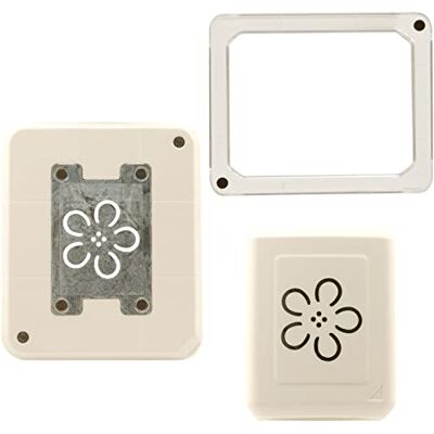 Creative Labs Magnetic Paper Punch 3D Pop-Up Flower 3,8 x 4,6 cm Circle Cutter for Crafting and Card Making, White-gold Creative Labs Magnetic Paper Punch 3D Pop-Up Flower 3,8 x 4,6 cm Circle Cutter for Crafting and Card Making, White-gold