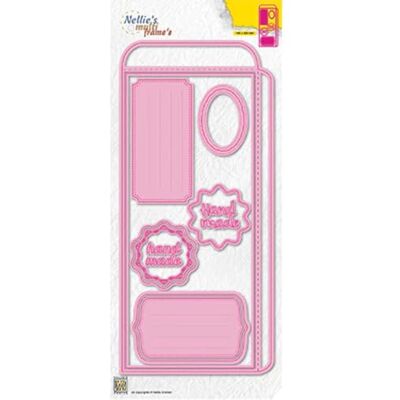 Nellie's Choice Cutting Die Envelope, 10.5 x 22.5 cm, 11 Piece, Card Making Supplies, Metal Dies for Scrapbooking, DIY and Paper Crafts, Pink, 105x225mm Nellie's Choice Cutting Die Envelope, 10.5 x 22.5 cm, 11 Piece, Card Making Supplies, Metal Dies for Scrapbooking, DIY and Paper Crafts, Pink, 105x225mm