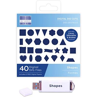 Trimcraft First Edition FESVG012 2019 Digital Dies Shapes,Multi-Colour,One Size Trimcraft First Edition FESVG012 2019 Digital Dies Shapes,Multi-Colour,One Size