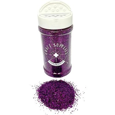 Palm 250g Shaker Jar of Purple Glitter Palm 250g Shaker Jar of Purple Glitter