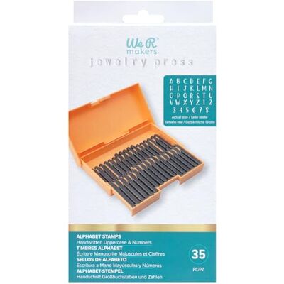 We R Memory Keepers WR Jewellery Alpha Hand Written Font Upper Case 60000307 We R Memory Keepers WR Jewellery Alpha Hand Written Font Upper Case 60000307